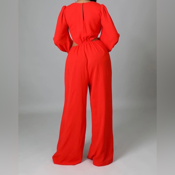 Red Jumpsuit - Picture 3 of 4